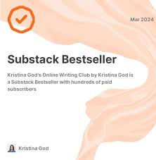 OMG! I Became a Bestseller on Substack | by Kristina God | The Brain is a  Noodle | Medium