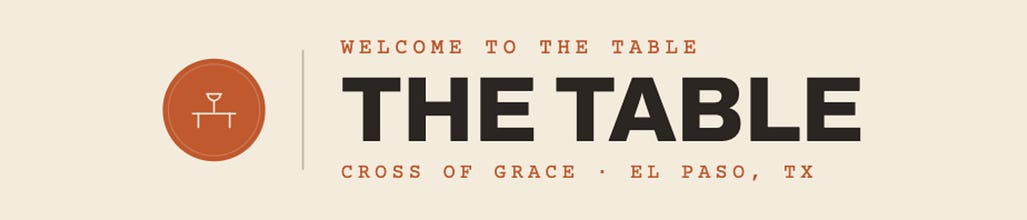The Cross of Grace Table