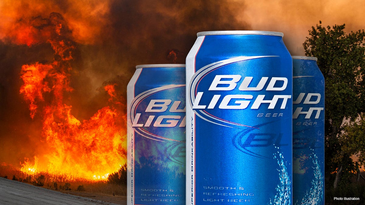 Hey Anheuser-Busch! Just drop that unsold Bud Light to quench the Canadian fires...