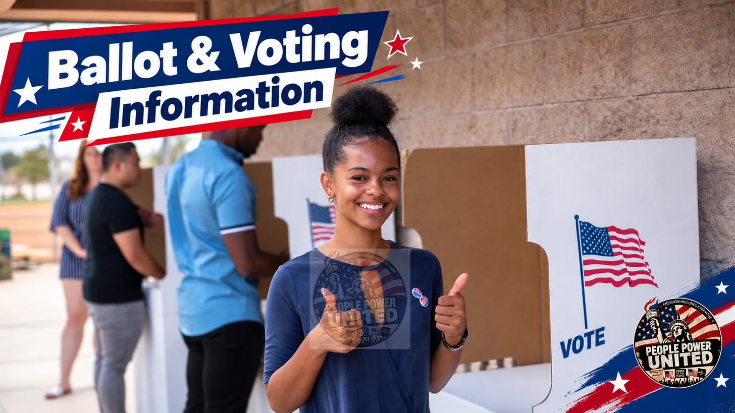 Ballot and Voting Information