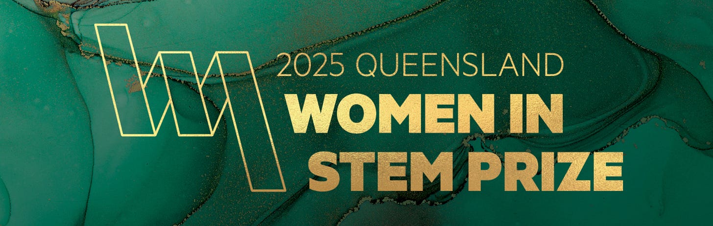 Queensland Women in STEM Prize banner Queensland Women in STEM Prize banner