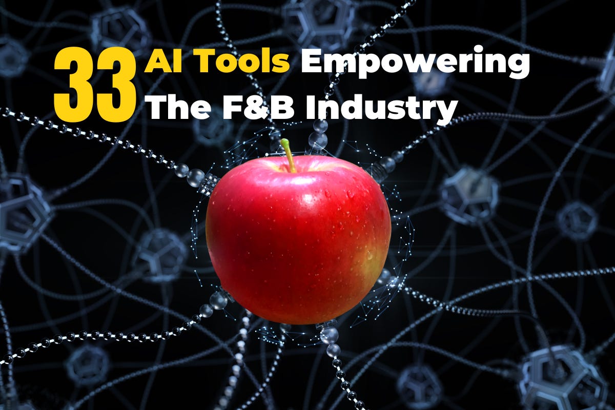 head image showing representing ai tools for food industry