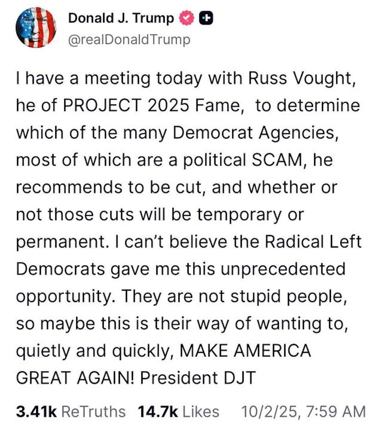 Shutdown freezes earlier job-cut battles as Trump signals fresh layoffs -  Government Executive