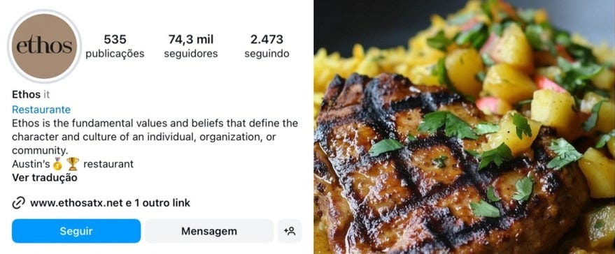 Restaurante falso atrai seguidores mostrando pratos feitos com IA