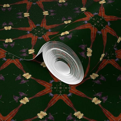 Starhan Garden Seamless Patterns on Spoonflower