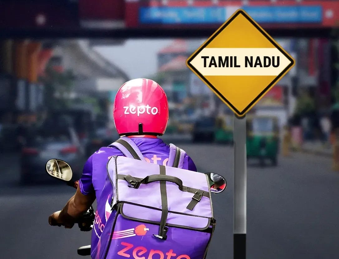 Zepto tamil nadu