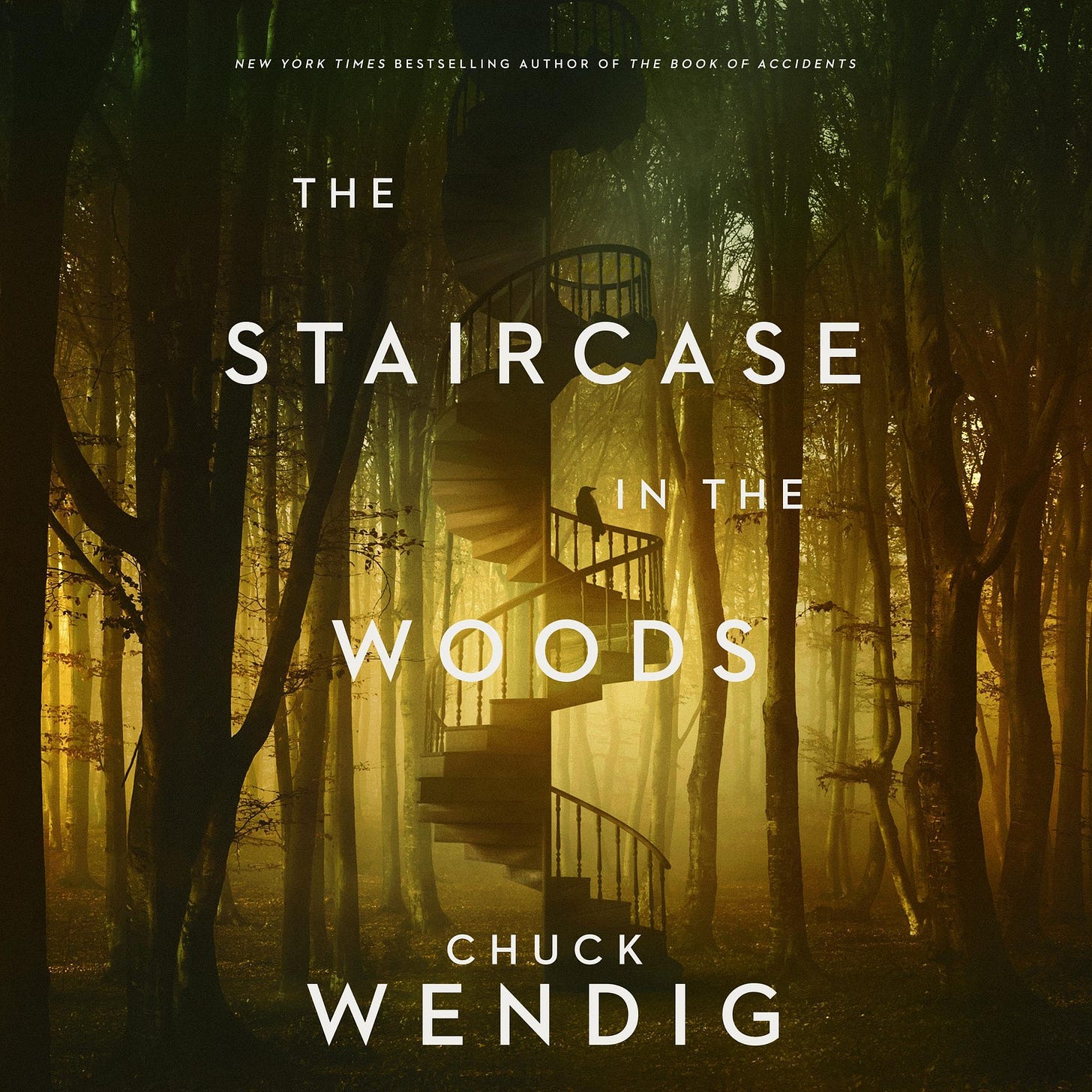 The Staircase in the Woods by Chuck Wendig audiobook cover