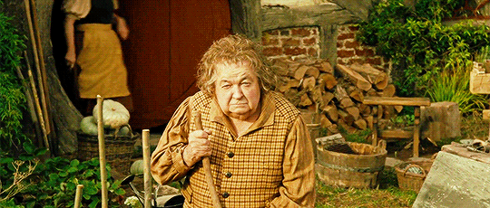 lotr hobbit giving the evil eye