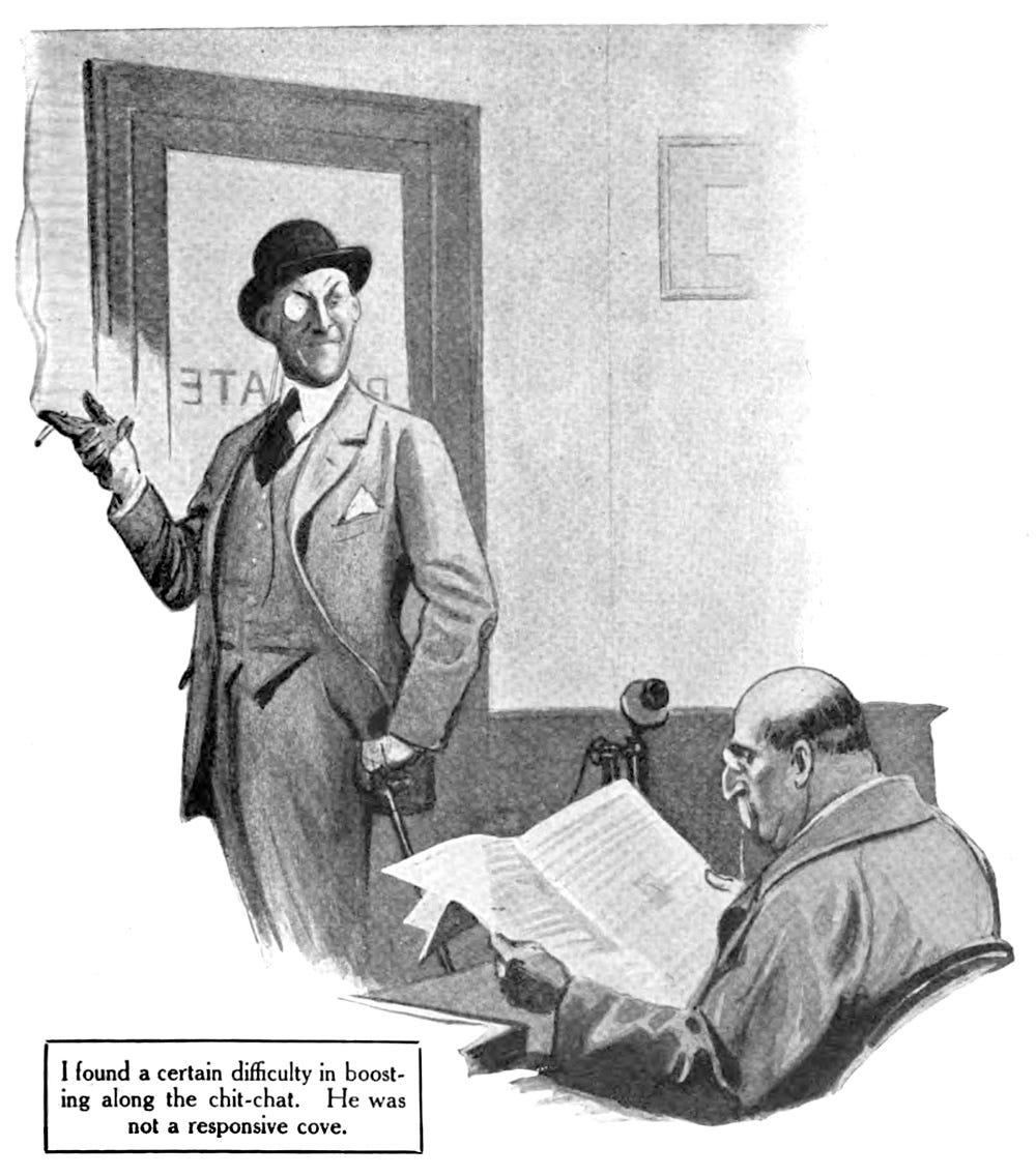 He was not a responsive cove.