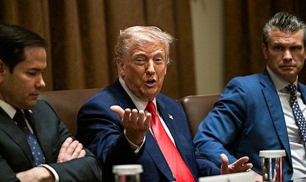 President Donald J. Trump holds a Cabinet meeting on Thursday, April 10, 2025 (Official White House photo)