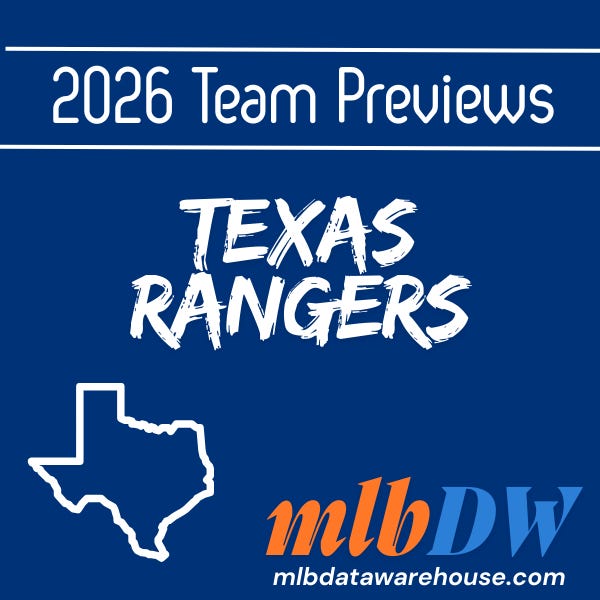 2026 Team Previews: Texas Rangers - by Jon A