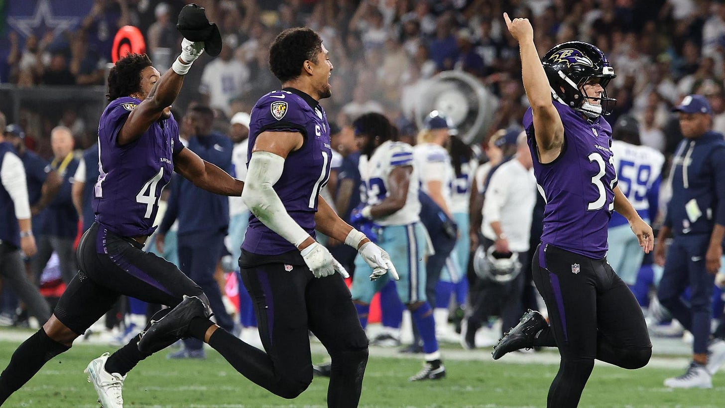 Ravens 34-31 Cowboys (Sep 27, 2026) Final Score - ESPN Ravens 34-31 Cowboys (Sep 27, 2026) Final Score - ESPN