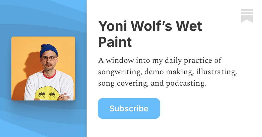 Yoni Wolf’s Wet Paint | Substack