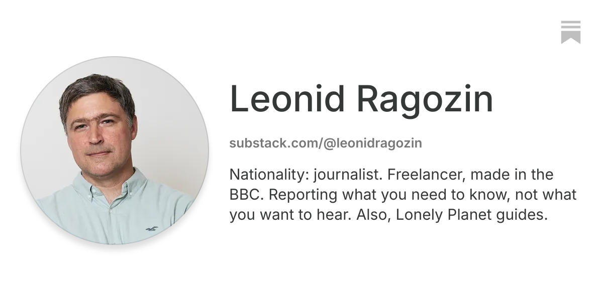 Leonid Ragozin | Substack