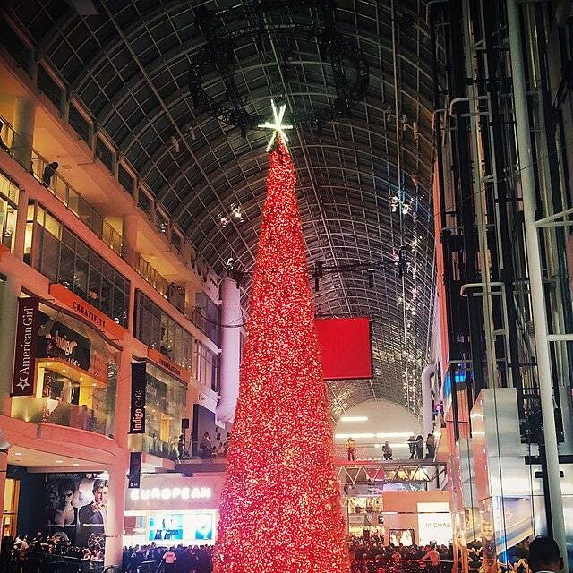 Christmas Tree At Eaton Centre Christmas Tree At Eaton Centre