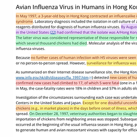 The 1997 H5N1 Pandemic That Wasn't