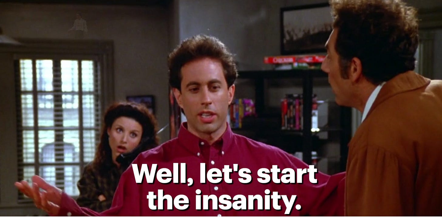 Kramer isn't scared. : r/seinfeld