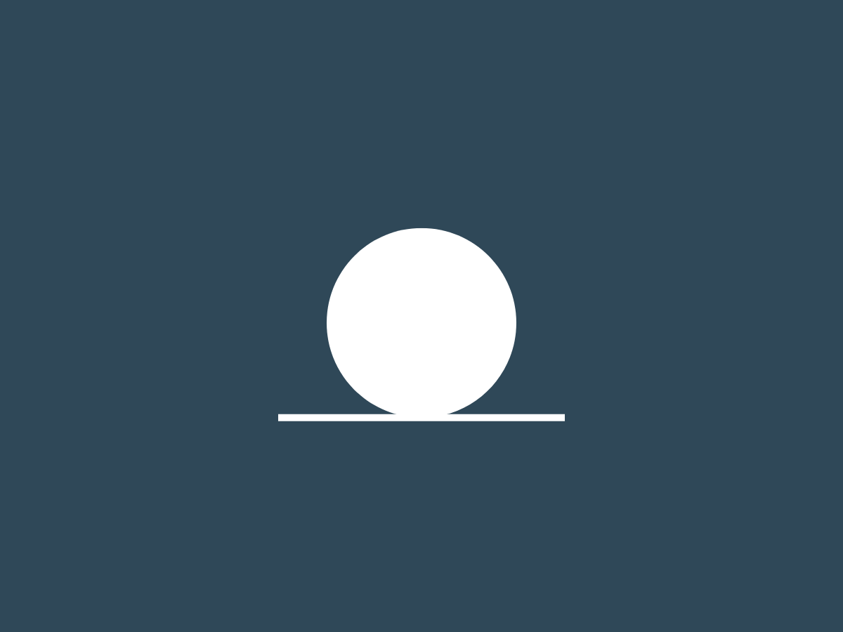 blue background with a white circle and line in the middle blue background with a white circle and line in the middle