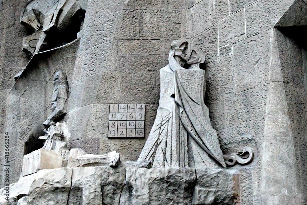 Judas Kiss and the Magic Square by Sculptor Josep Maria ...