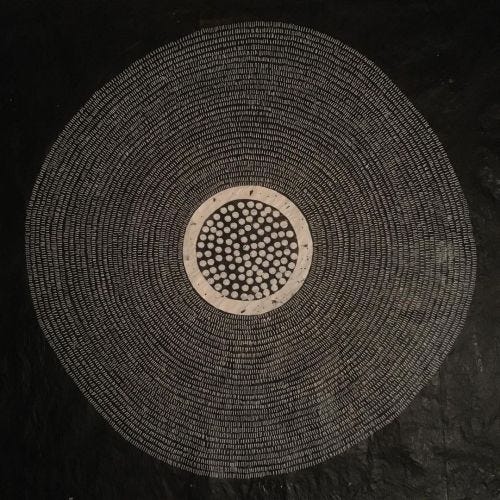 Circular art piece by Shane Drinkwater