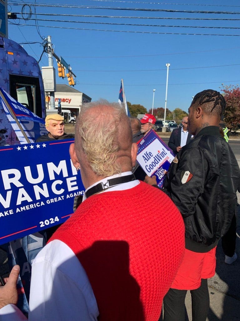 Trump Bus Tour Hits Sharon Hill 