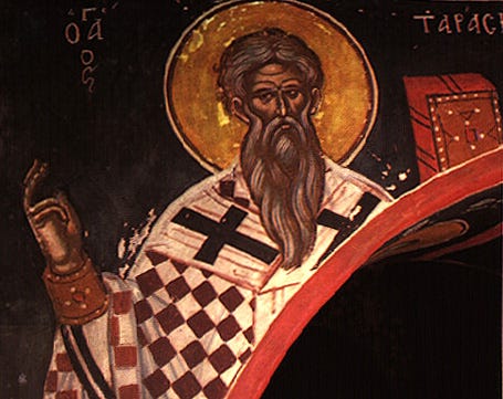 Saint Tarasius, Archbishop of Constantinople - Orthodox Church in America