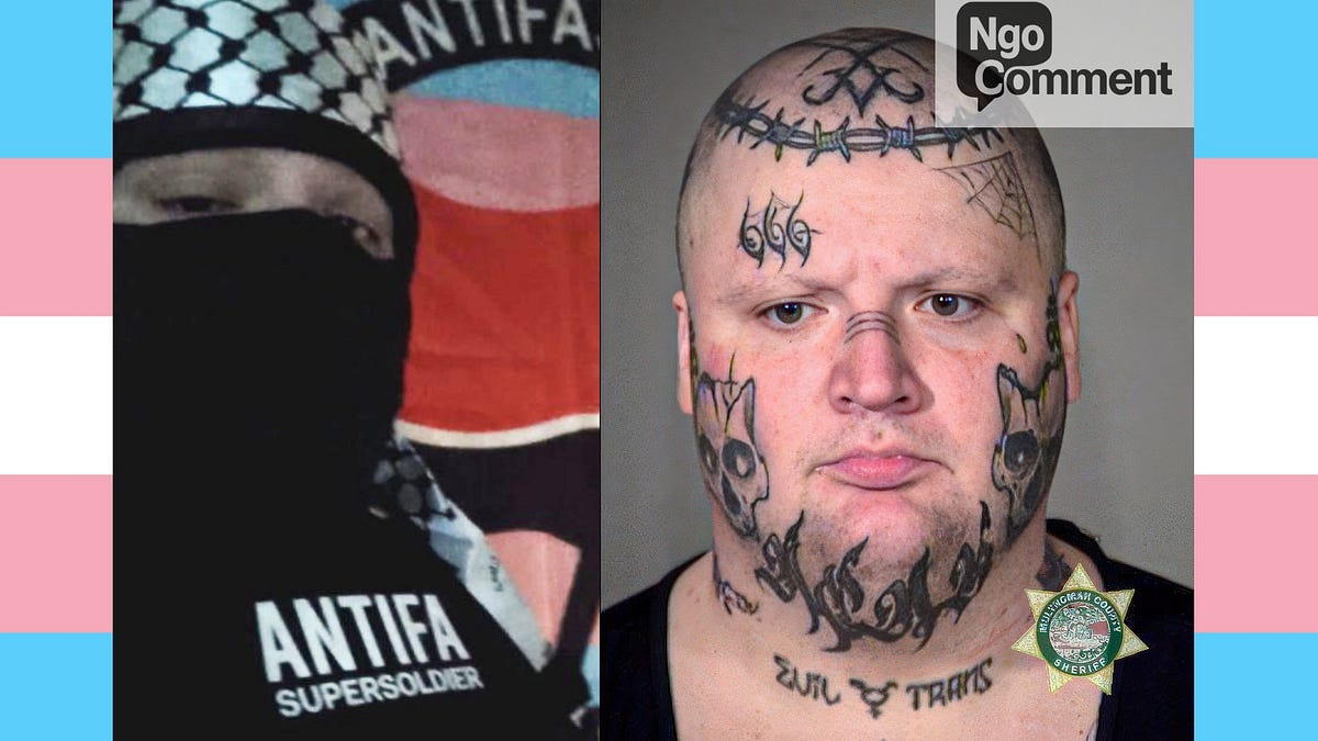 'Evil Trans' Antifa Unmasked: Philip Haskins-Delici