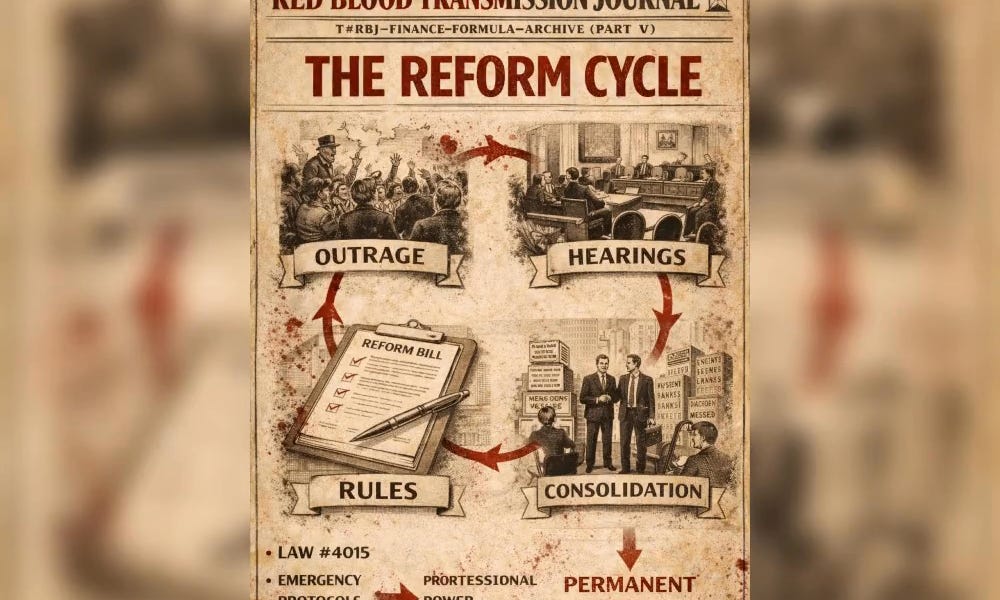 🩸Why “Reform” Often Strengthens the System It Claims to Fix