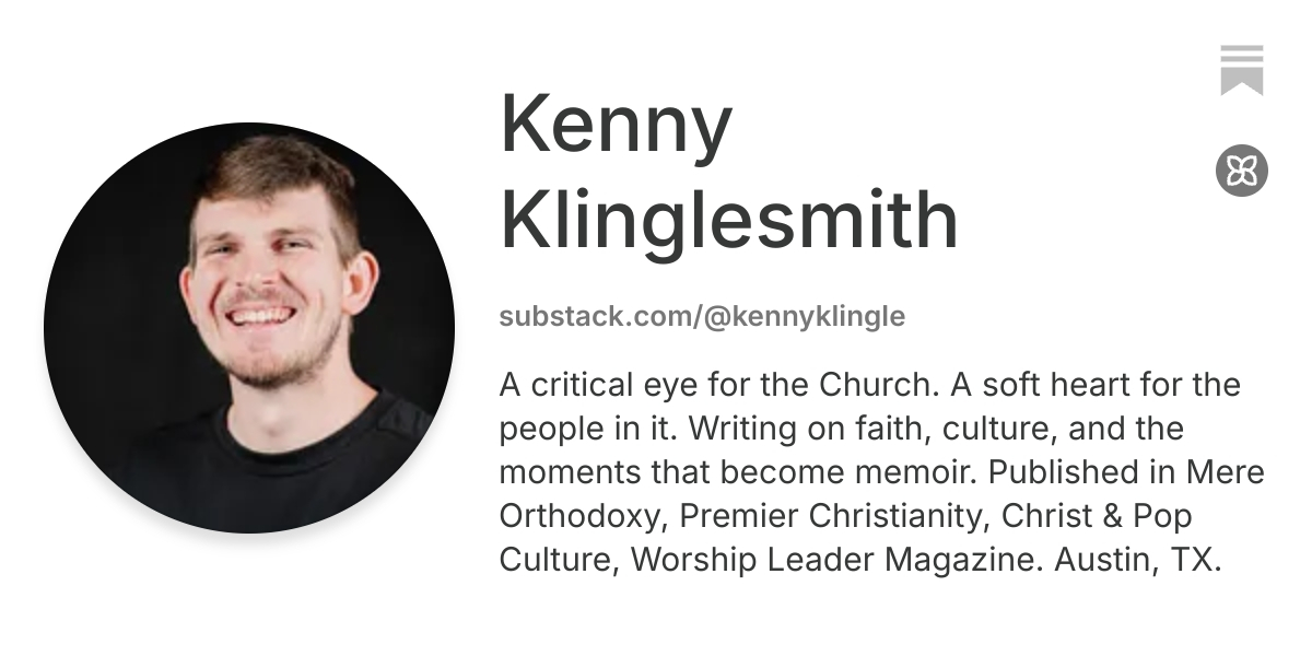 Kenny Klinglesmith | Substack