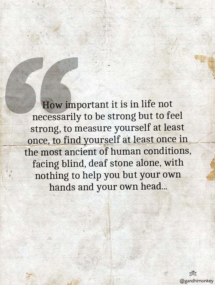 I now walk into the wild - Quotes