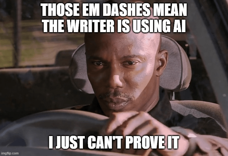 Seriously though... GIVE US BACK THE EM DASH : r/royalroad