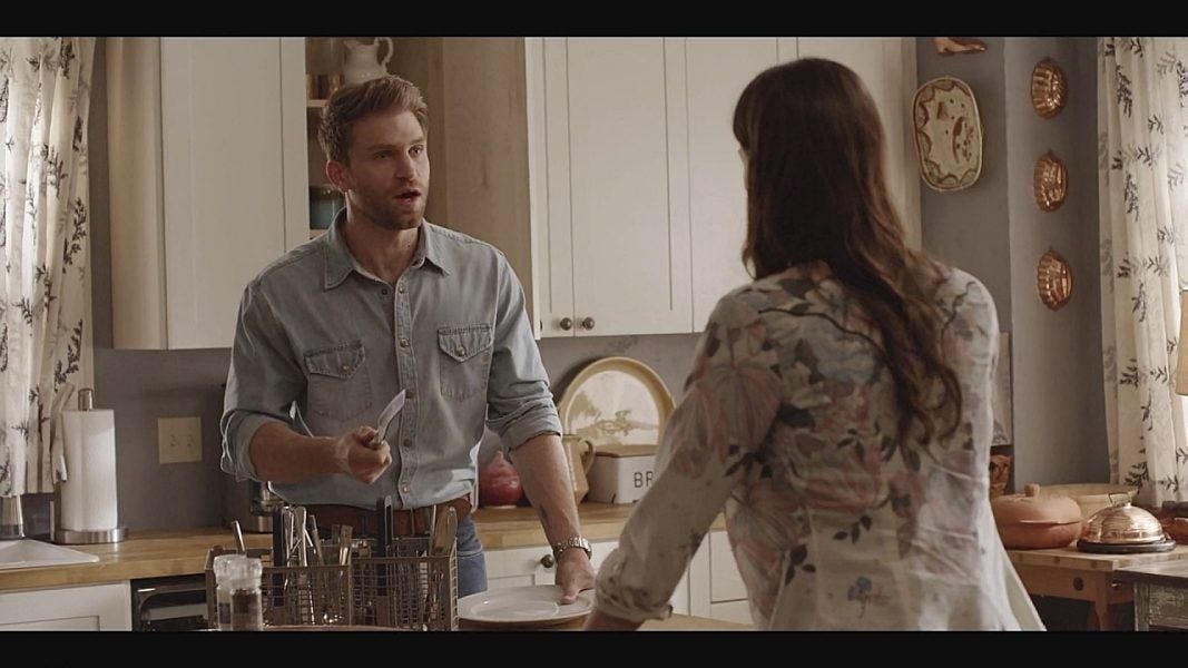 Walker gay Liam brandishing a knife in front of Stella 4.10. Walker gay Liam brandishing a knife in front of Stella 4.10.