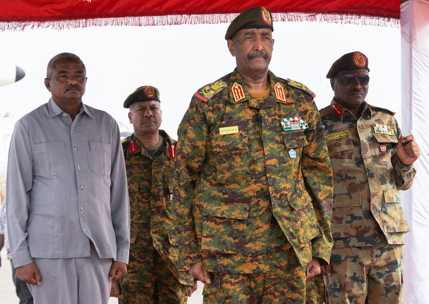General Abdel Fattah al-Burhan — Commander-in-Chief of the Sudanese Armed Forces (SAF) General Abdel Fattah al-Burhan — Commander-in-Chief of the Sudanese Armed Forces (SAF)
