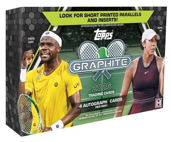 2026 Topps Graphite Tennis Checklist Guide in-content 1
