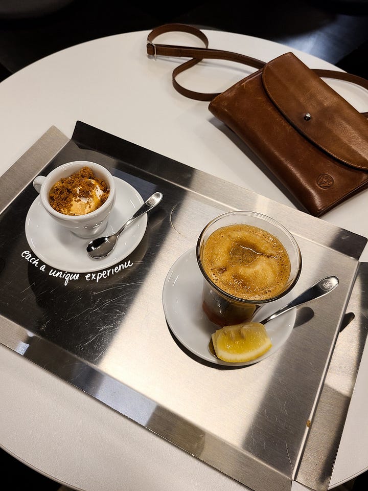 Gute Leute Specialty drinks: OH-A and Gute Leute