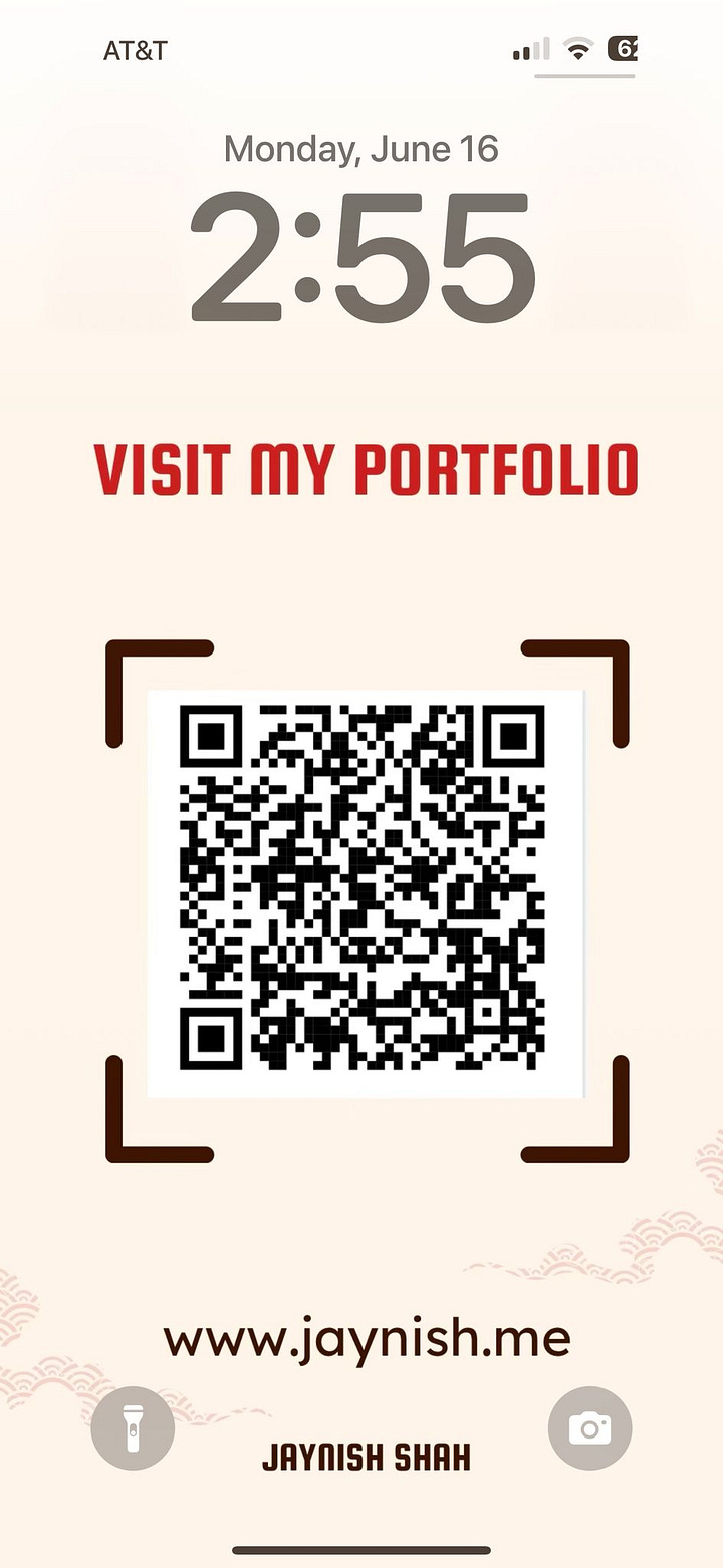 QR Code Lock Screen
