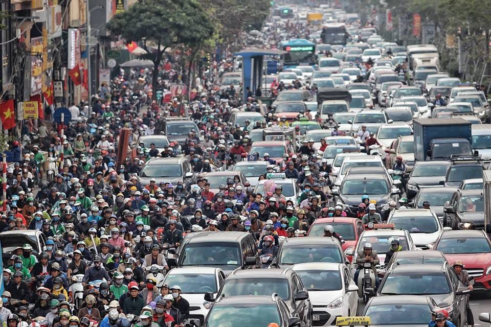 tắc đường Hà Nội