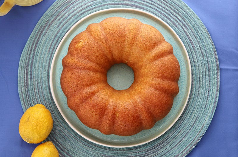 Glazed Lemon Pound Cake, Cook the Vineyard