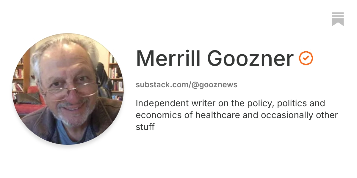 Merrill Goozner | Substack