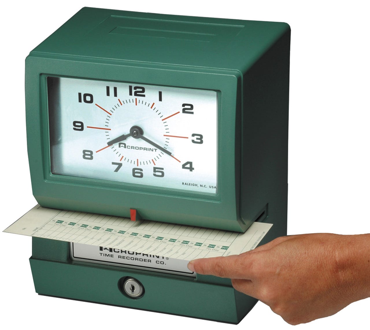 Acroprint 150 Mechanical Time Clock | 1-800-TimeClocks Acroprint 150 Mechanical Time Clock | 1-800-TimeClocks