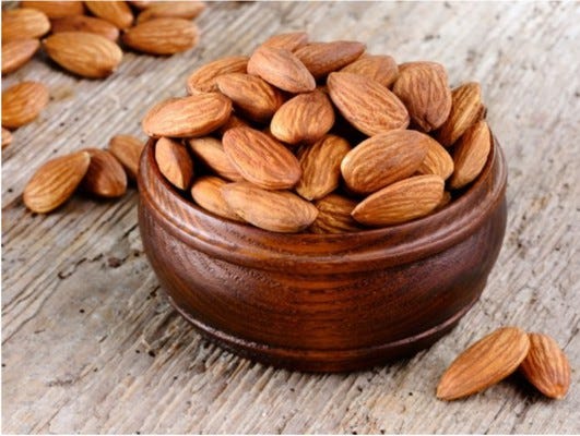 almendras alimento para entrar en cetosis