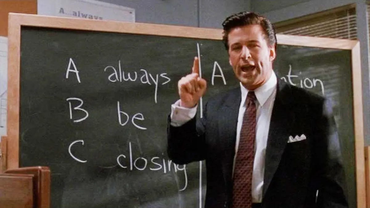 Glengarry Glen Ross - Always Be Closing Scene - ID•U