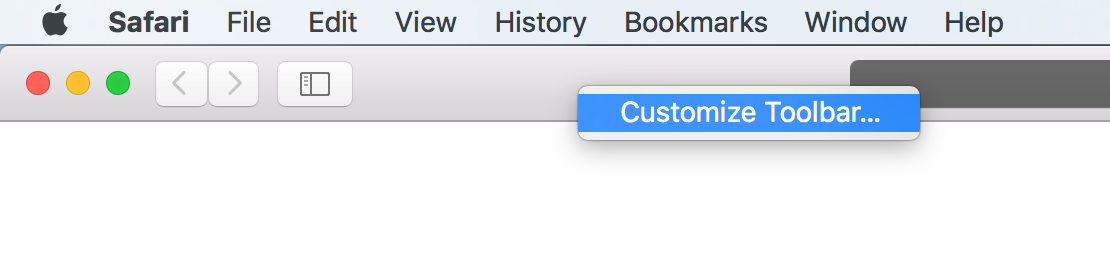 Tip: customize the Safari toolbar on your Mac