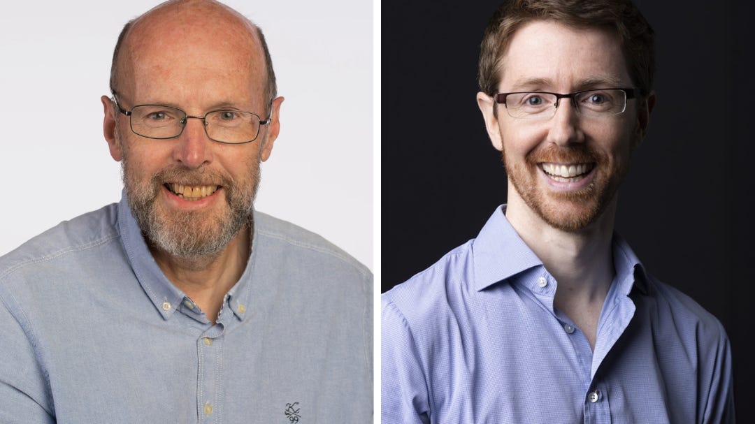 Left: David Grahame Hardie, Right: Martin Picard