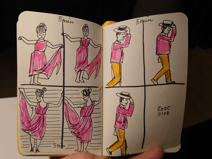 sketchbook illustrations by Amy Chin