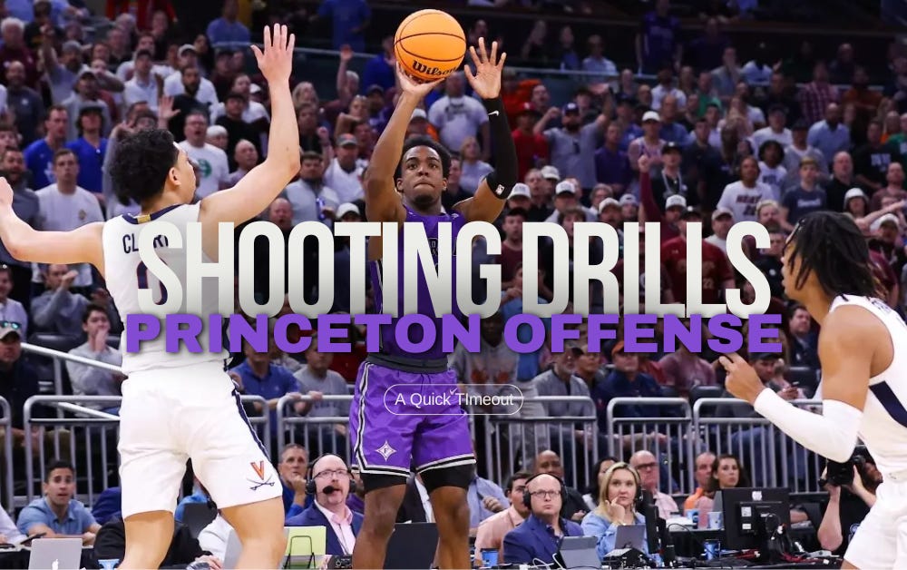 Princeton Offense Breakdown Shooting Drills