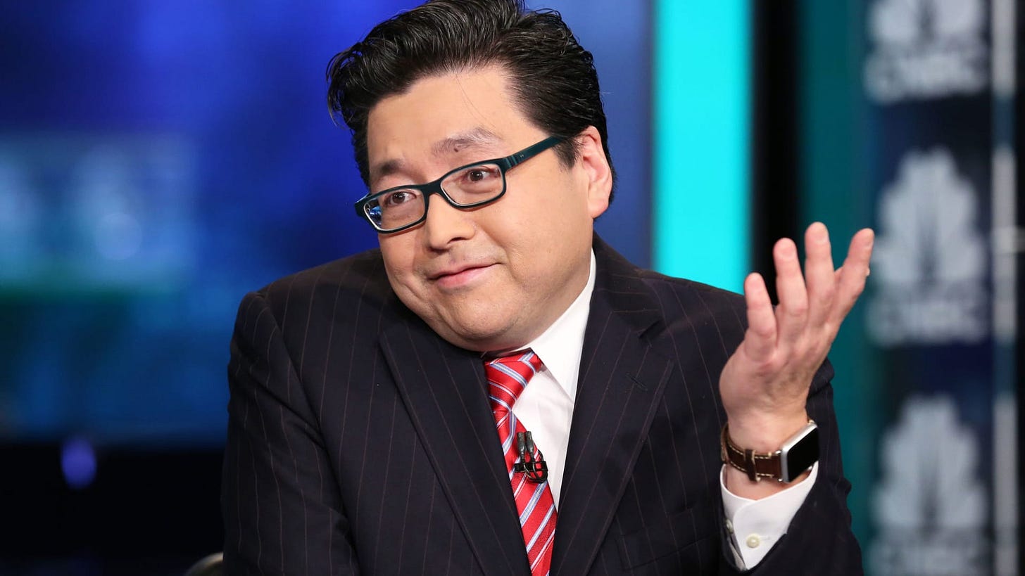 Tom Lee says 2022 pullback is a really attractive buying opportunity
