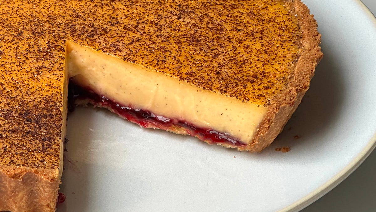 Kitchen Project #183: Vanilla Custard Tart - by Nicola Lamb