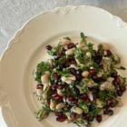 holiday white bean salad