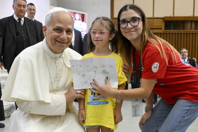 Pope Leo XIV speaks about war with visiting children from Ukraine |  Catholic News Agency Pope Leo XIV speaks about war with visiting children from Ukraine |  Catholic News Agency